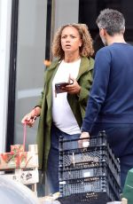 ANGELA GRIFFIN Out in Hampstead 08/22/2021