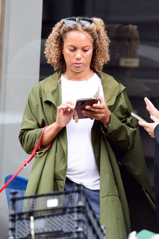 ANGELA GRIFFIN Out in Hampstead 08/22/2021