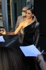 ANGELA SARAFYAN Signs Autographs for Fans in Hollywood 08/18/2021