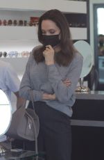 ANGELINA JOLIE at Optometrix: Professional Eye Care Center in Beverly Hills 08/13/2021