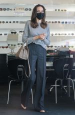 ANGELINA JOLIE at Optometrix: Professional Eye Care Center in Beverly Hills 08/13/2021