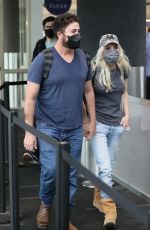 ANNA FARIS at LAX Airport in Los Angeles 08/22/2021