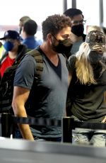 ANNA FARIS at LAX Airport in Los Angeles 08/22/2021