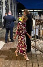 ANNA WINTOUR Leaves Dolce & Gabbana Fashion Show in Venice 08/29/2021