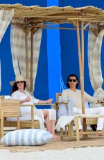 ANNE HATHAWAY on the Set of WeCrashed at Shores Atlantic Beach 08/16/2021