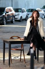 ANNE HATHAWAY on the Set of Wecrashed in Brooklyn 08/02/2021