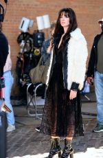 ANNE HATHAWAY on the Set of Wecrashed in Brooklyn 08/02/2021