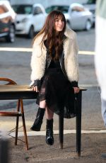 ANNE HATHAWAY on the Set of Wecrashed in Brooklyn 08/02/2021