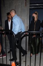 ASHLEE SIMPSON and Evan Ross Leaves Warwick in Hollywood 08/19/2021