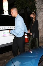 ASHLEE SIMPSON and Evan Ross Leaves Warwick in Hollywood 08/19/2021