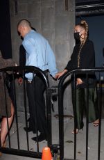 ASHLEE SIMPSON and Evan Ross Leaves Warwick in Hollywood 08/19/2021