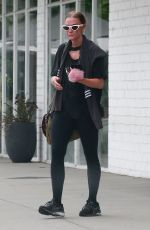 ASHLEE SIMPSON at a Gym in Studio City 08/21/2021