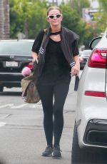 ASHLEE SIMPSON at a Gym in Studio City 08/21/2021