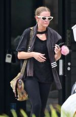 ASHLEE SIMPSON at a Gym in Studio City 08/21/2021