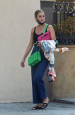 ASHLEE SIMPSON Out and About in Los Angeles 08/15/2021