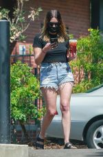 ASHLEY BENSON Out for Coffee in Los Feliz 08/25/2021
