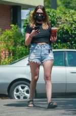 ASHLEY BENSON Out for Coffee in Los Feliz 08/25/2021