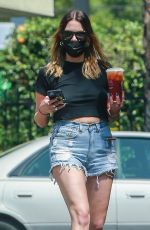 ASHLEY BENSON Out for Coffee in Los Feliz 08/25/2021
