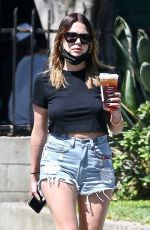 ASHLEY BENSON Out for Coffee in Los Feliz 08/25/2021