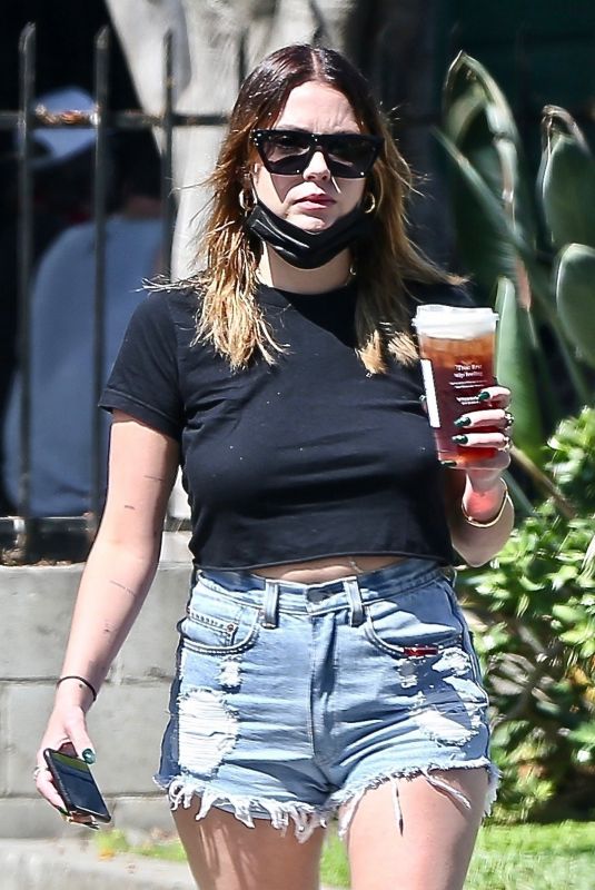 ASHLEY BENSON Out for Coffee in Los Feliz 08/25/2021