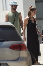 ASHLEY GREENE and Paul Khoury Out in Newport Beach 08/29/2021