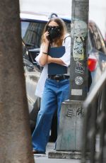 ASHLEY OLSEN in Denim Out in New York 08/26/2021