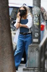ASHLEY OLSEN in Denim Out in New York 08/26/2021