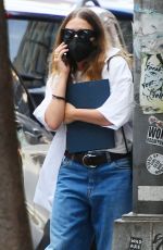 ASHLEY OLSEN in Denim Out in New York 08/26/2021