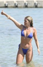 ASHLEY ROBERTS and JANETTE MANRARA in Bikinis at a Beach in Mykonos 08/18/2021