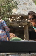 ASHLEY ROBERTS, JANETTE MANRARA and LOU TEASDALE in Mykonos 08/19/2021