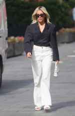 ASHLEY ROBERTS Leaves Heart Radio Studios in London 08/02/2021