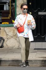 ASHLEY TISDALE at Maru Coffee in Los Angeles 08/11/2021
