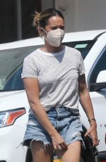 ASHLEY TISDALE in Daisy Dukes Out for Coffee in Los Feliz 08/17/2021