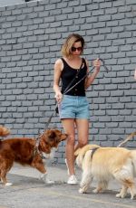 AUBREY PLAZA and Jeff Baena Out with Their Dogs at Tailwaggers & Tailwashers Hollywood Pet Supply Store 08/21/2021