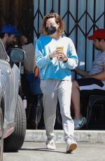 AUBREY PLAZA Out for a Fresh Juice in Los Feliz 08/01/2021