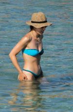 AURORA RAMAZOTTI in Bikinia t a Beach in Mykonos 08/09/2021