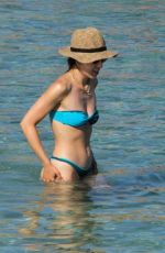AURORA RAMAZOTTI in Bikinia t a Beach in Mykonos 08/09/2021