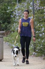 AVA PHILLIPPE Out with her Dog in Santa Monica 08/04/2021