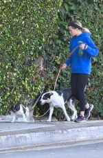 AVA PHILLIPPE Out with Her Dogs in Los Angeles 07/30/2021