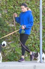 AVA PHILLIPPE Out with Her Dogs in Los Angeles 07/30/2021