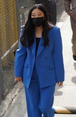 AWKWAFINA Arrives at Jimmy Kimmel Live! in Hollywood  08/18/2021