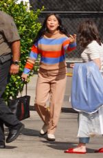 AWKWAFINA Arrives at Jimmy Kimmel Live! in Hollywood  08/18/2021