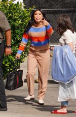 AWKWAFINA Arrives at Jimmy Kimmel Live! in Hollywood  08/18/2021