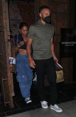 AYESHA CURRY Leaves TAO in Los Angeles 08/04/2021