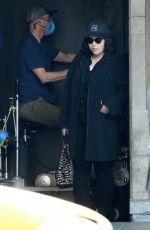 BEANIE FELDSTEIN on the Set of American Crime Story in Los Angeles 08/17/2021