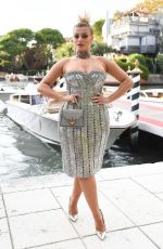 BEBE REXHA at Dolce & Gabbana Fashion Show in Venice 08/29/2021
