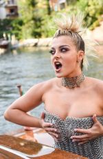 BEBE REXHA at Dolce & Gabbana Fashion Show in Venice 08/29/2021