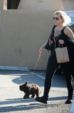 BEBE REXHA Out with Her Dog in Los Angeles 08/08/2021
