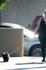 BEBE REXHA Out with Her Dog in Los Angeles 08/08/2021