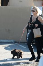 BEBE REXHA Out with Her Dog in Los Angeles 08/08/2021